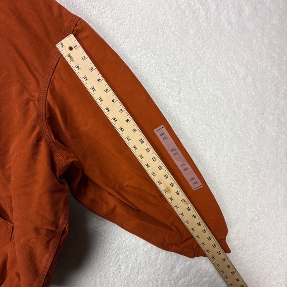 Carhartt Active Jacket Mens 4XL J130 RDO Red Orange NWT NOS - Picture 7 of 12
